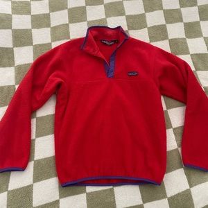 Vintage Patagonia Fleece Pullover with snap buttons